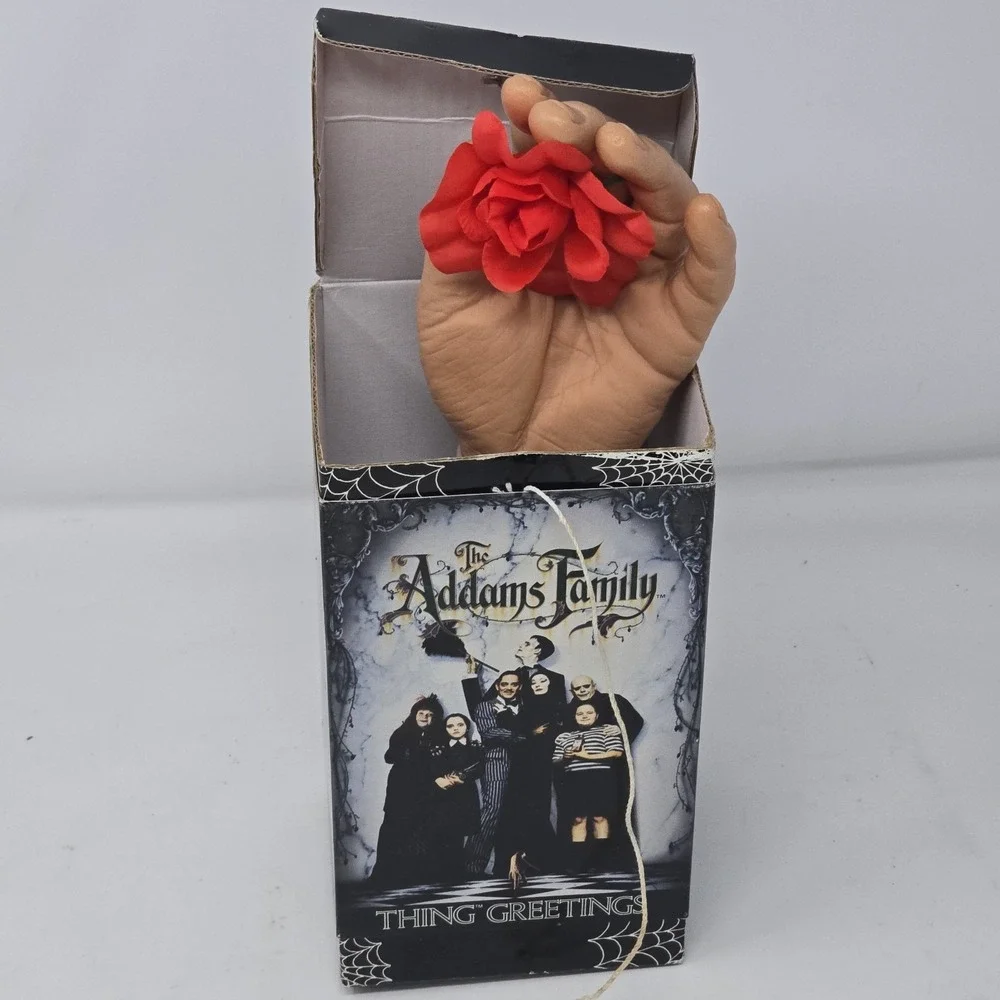 Vintage Addams Family Thing™️ Greetings Jack-in-the-box 1991 - RARE!